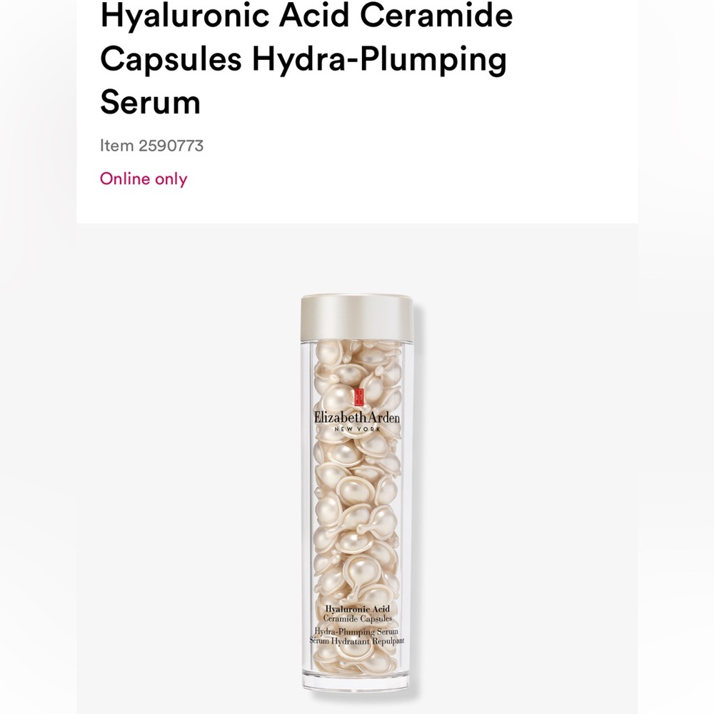 Elizabeth Arden plumping capsules